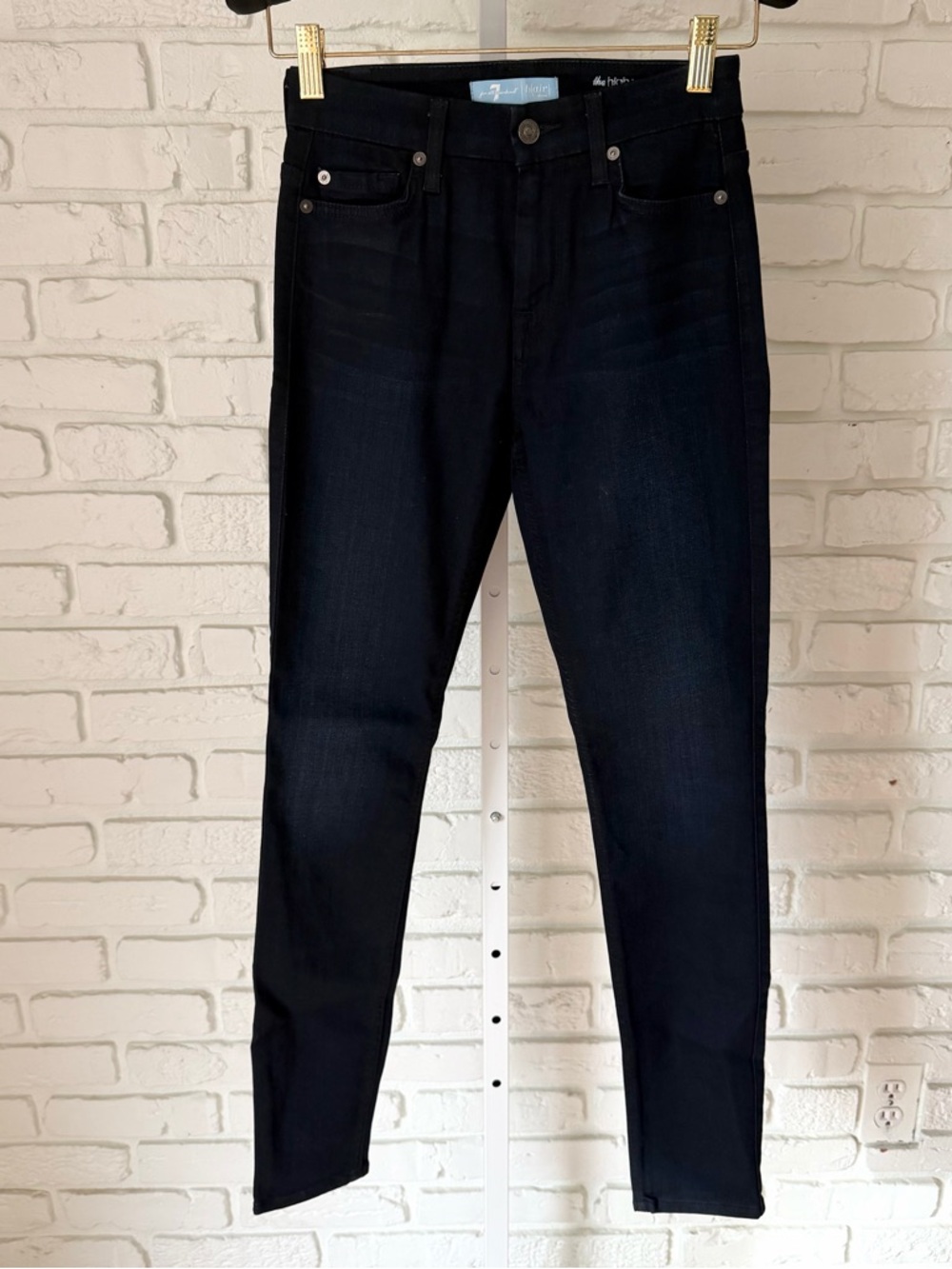 7 For All Mankind B Air The High Waist Skinny Jeans Size 24